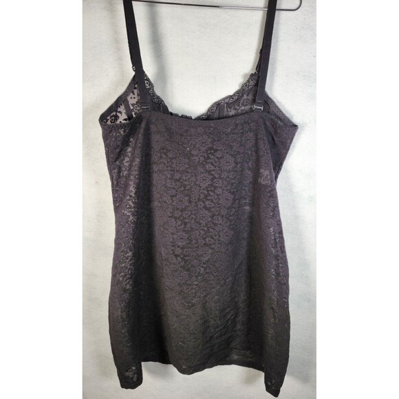 VTG Crownette Girdle Dress Boned 4X Plus Size Stretch Lace Pinup Black - Picture 6 of 11